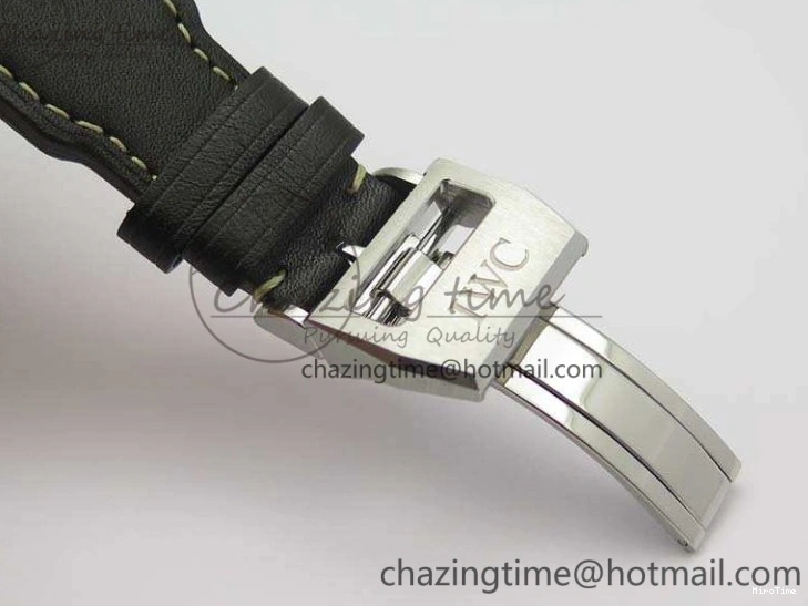 MIROTIME 0415 Versatile Big Pilot Real PR IW502703 SS YLF 1:1 Best Edition Blue Dial On Calfskin Strap A 7226